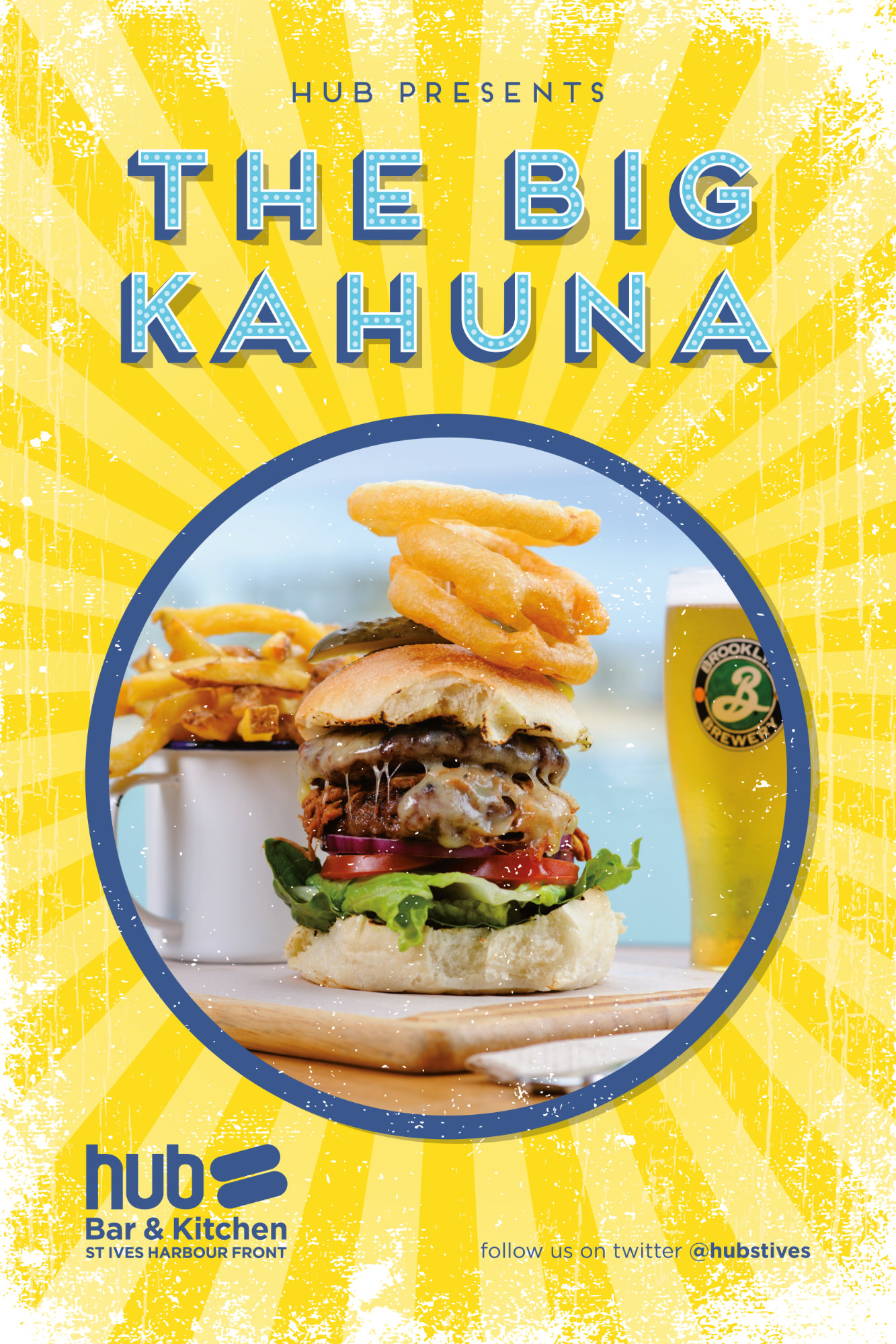 Hub-bus shelter display-big kahuna burger